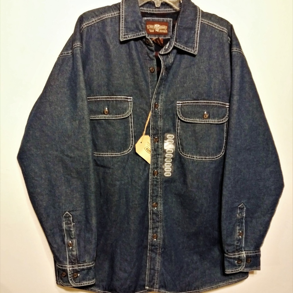 Levi's Flannel Lined Shirt Jacket NWT sz Large